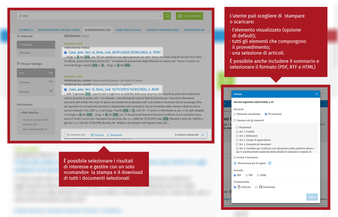 stampa e download